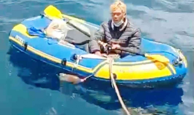 Eşine kavuşmak için lime botla 2 bin mil yolculuğa çıktı