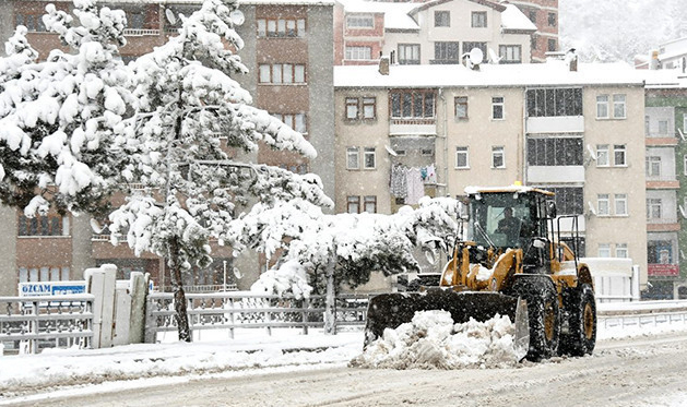 Giresun'da eğitime kar engeli