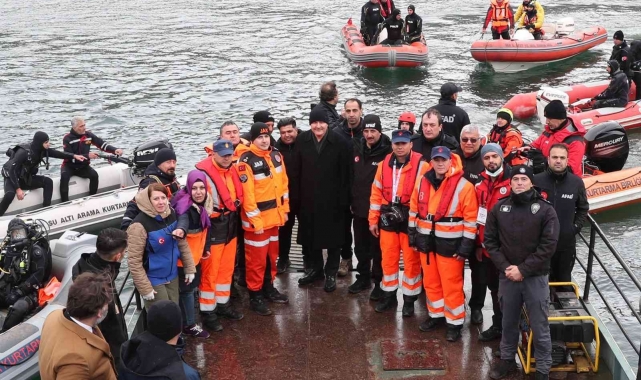 İçişleri Bakanı Soylu, Eğil ilçesinde AFAD'ın dalış tatbikatını izledi