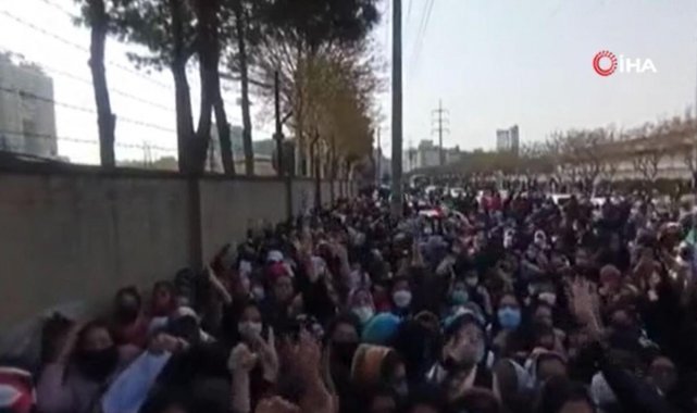 İranlı kadın taraftarlar maça alınmadı