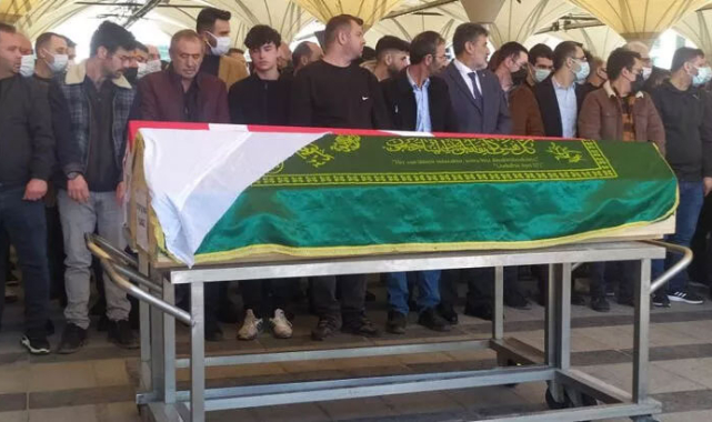 Kazada hayatını kaybeden polis memuru ve eşi son yolculuğuna uğurlandı