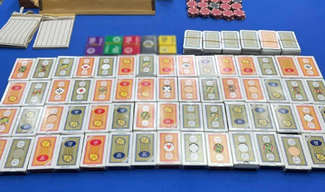 Kumar operasyonunda, yaklaşık 10 bin TL ceza kesildi