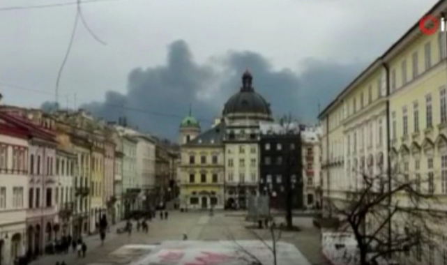 Lviv'de patlama oldu!