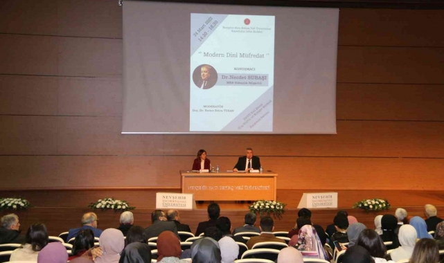 MEB Bakan Müşaviri Dr. Subaşı NEVÜ'de 'Modern Dini Müfredat' söyleşisine katıldı