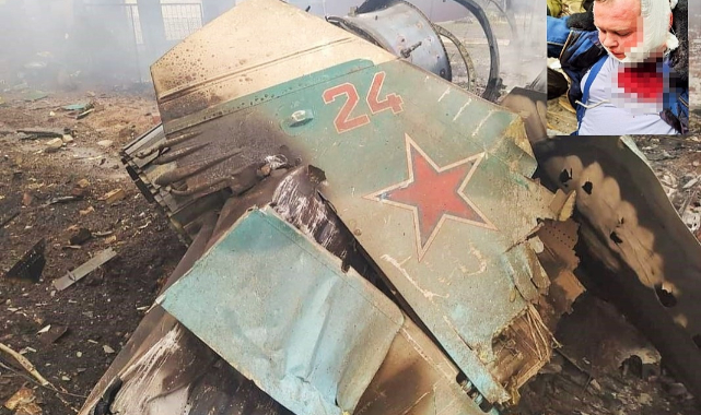 Ukrayna'da düşürülen uçağın pilotu halk tarafından yakalandı