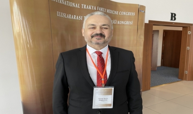 Ülkelerinden çıkamayan Ukraynalı akademisyen Edirne'deki kongreye online katılabildi