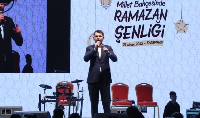 Bakan Kurum: "Hedefimiz, Türkiye'mizi muasır medeniyetler seviyesine çekmek"