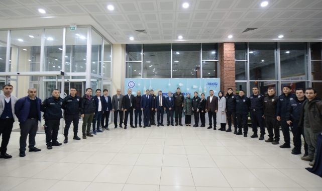 Başkan Yılmaz görev başındaki polislerle iftar açtı
