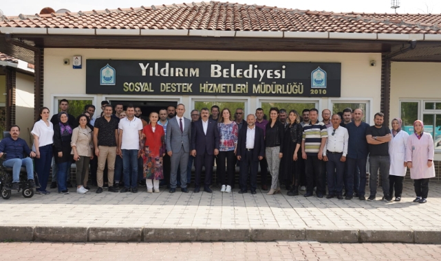 Başkan Yılmaz Yıldırım Belediyesi personeliyle bayramlaştı