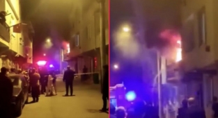 Bursa'da sahur vakti yangın paniği