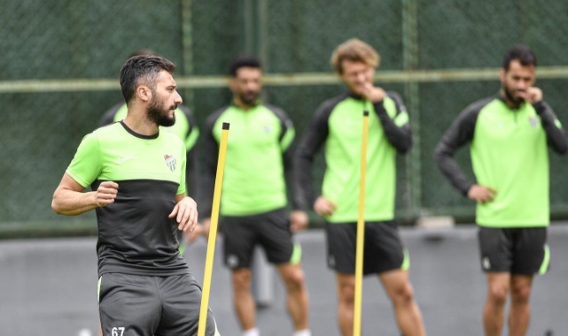 Bursaspor son antrenmanını Manisa'da yaptı