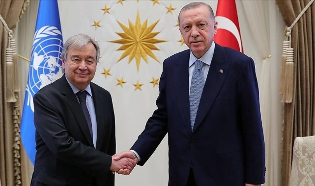 Cumhurbaşkanı Erdoğan, BM Genel Sekreteri Guterres ile görüştü