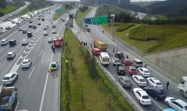 Faciadan dönüldü! Yol trafiğe kapatıldı