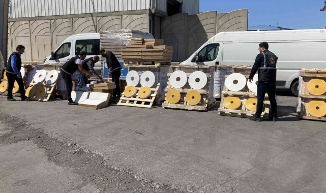 Gümrük Muhafaza ekiplerinden kaçak sigara üreticilerine operasyon