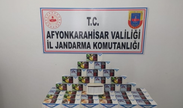 Jandarmadan kaçak sigara operasyonu