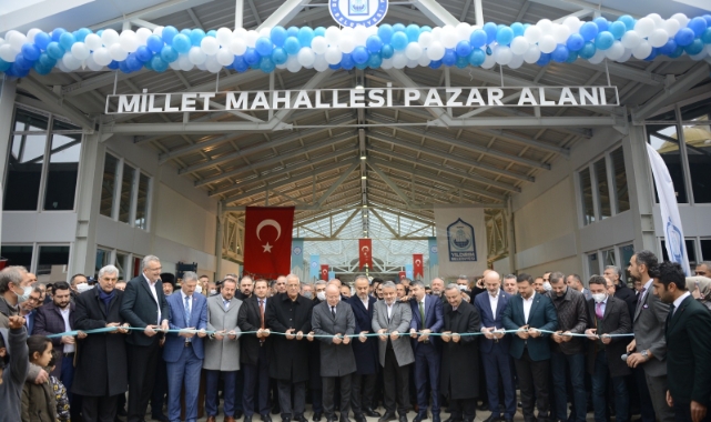 Millet Giyim Pazarı hizmete açıldı