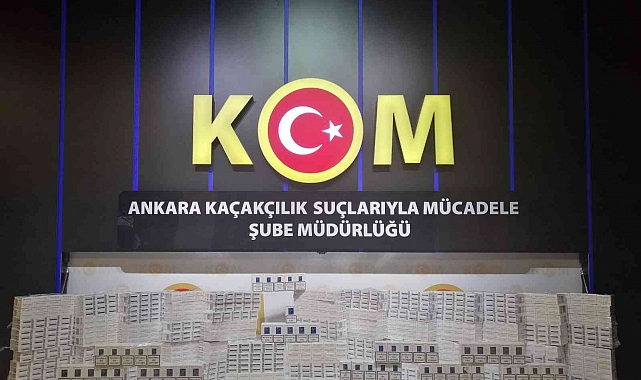 Ankara polisinden sigara kaçakçılarına operasyon: 14 kişi yakalandı