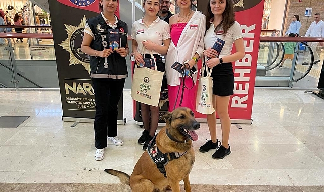 AVM'de narkotik köpeğiyle uyuşturucuyla mücadele