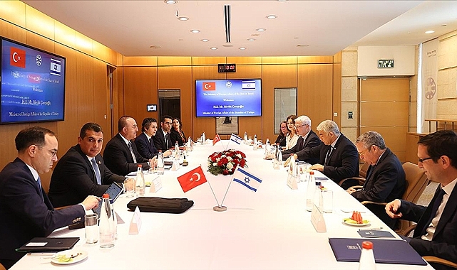 Bakan Çavuşoğlu: İsrail'le birçok alandaki ilişkilerimize yeni enerji kazandırmada hemfikir olduk