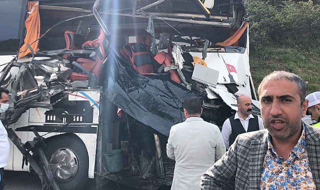 Bursa'da hafriyat kamyonu yolcu otobüsüne çarptı: 1 ölü 6 yaralı