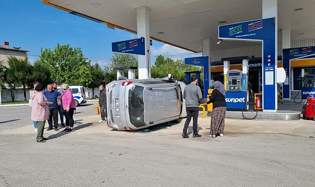 Facianın eşiğinden dönüldü, 5 kişilik aile kazadan kıl payı kurtuldu