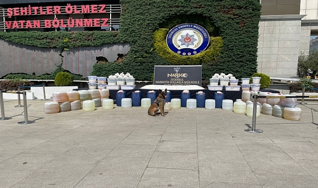 İstanbul'da 1 ton 317 kilogram metamfetamin ele geçirildi