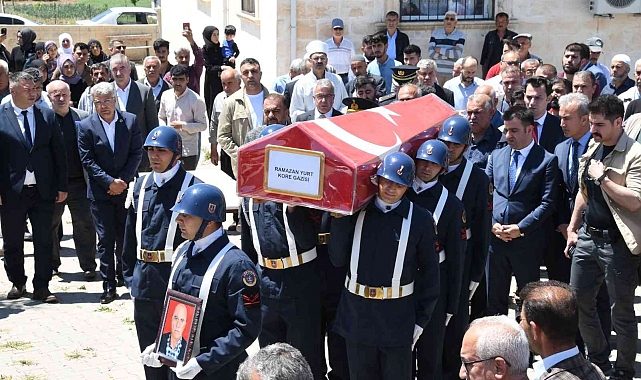 Kore Gazisi Ramazan Yurt, son yolculuğuna uğurlandı