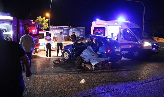 Motosiklet kazasında oğlunu kaybeden annenin yürek yakan feryadı