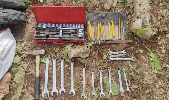 Pençe-Kilit Operasyonu'nda PKK'ya ait çok sayıda silah ve mühimmat ele geçirildi