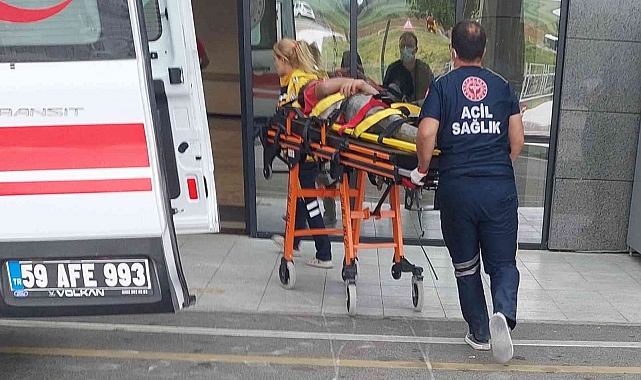 Üzerine 1 tonluk cisim düşen işçi yaralandı