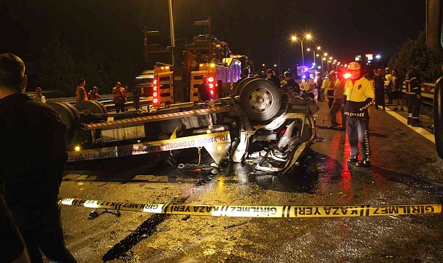 3 oto kurtarıcının karıştığı feci kazada 1 kişi öldü