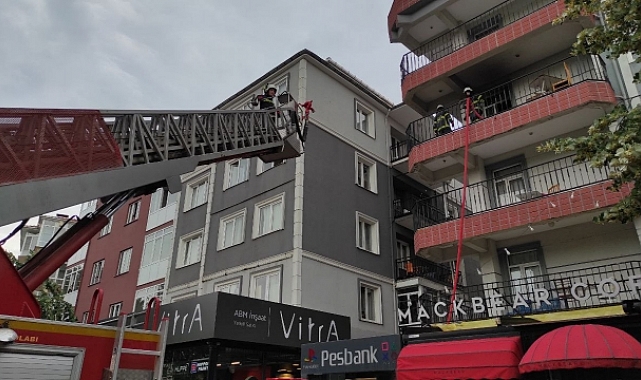 Edirne'de öğrencilerin kaldığı pansiyonda çıkan yangın söndürüldü
