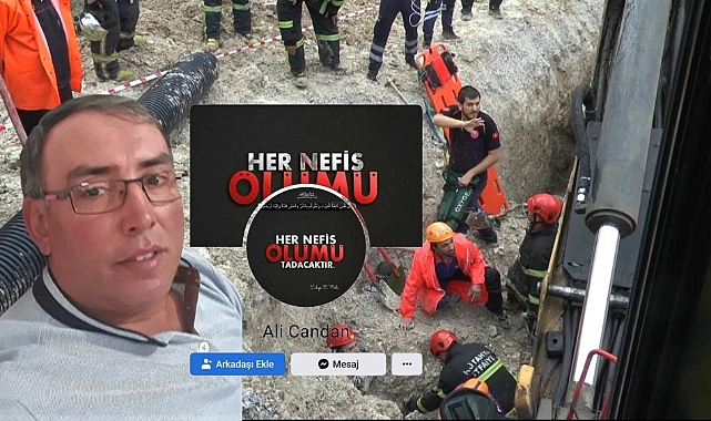 Göçükte ölen işçi
