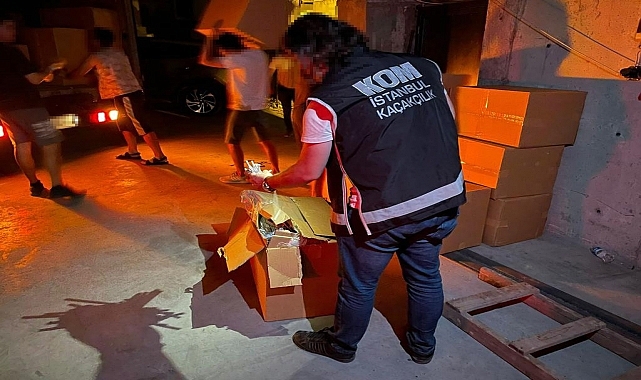 İstanbul'da tütün kaçakçılığı operasyonunda 9 şüpheli yakalandı