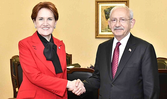 İYİ Parti Genel Başkanı Akşener'den CHP lideri Kılıçdaroğlu'na ziyaret