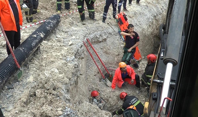 Kütahya'da yol çalışmasında göçük: 1 ölü, 1 yaralı