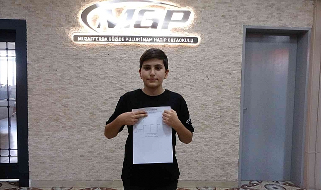 LGS Türkiye birincisi Tuzladan çıktı