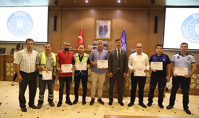 Ulaştıran ekip, sertifikalarına kavuştu