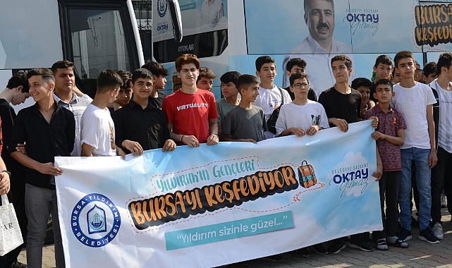 Yıldırımlı gençler Bursa’yı keşfediyor