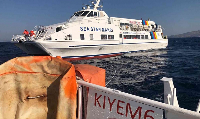 218 yolcu bulunan feribottaki yolcular kurtarıldı