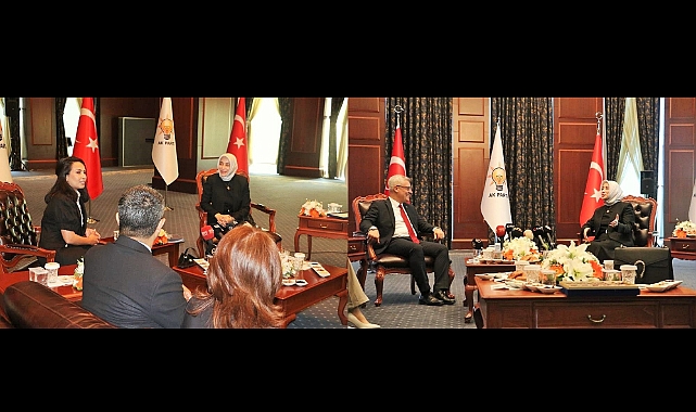 AK Parti'de siyasi partiler arası bayramlaşma töreni gerçekleşti
