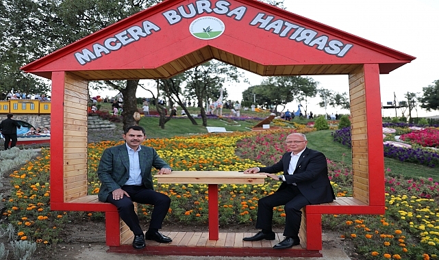Bakan Kurum, Bursa'daki "Hamitler Macera Parkı"nda inceleme yaptı