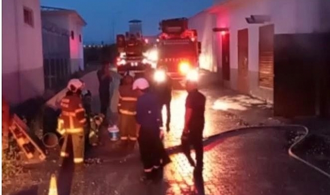 Bandırma'da cezaevinde korkutan yangın