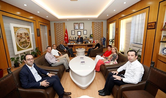 Başkan Taban Kardeş Şehirlerden Gelen Delegasyonları Ağırladı