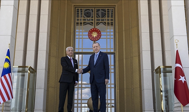 Cumhurbaşkanı Erdoğan, Malezya Başbakanı Yakub'u resmi törenle karşıladı