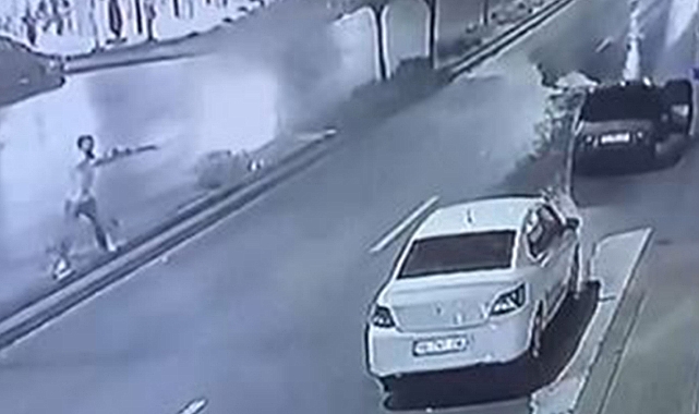 Pompalı tüfekle dehşet saçtı