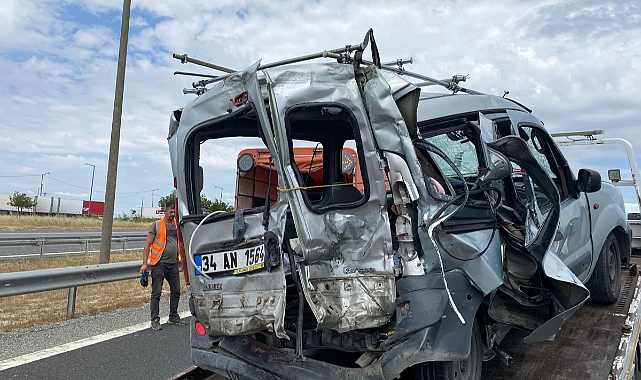 Tekirdağ'da feci kaza: 3 ölü, 5 yaralı