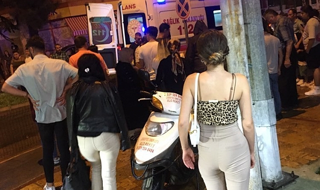 Yaya geçidinden geçerken otomobil çarptı