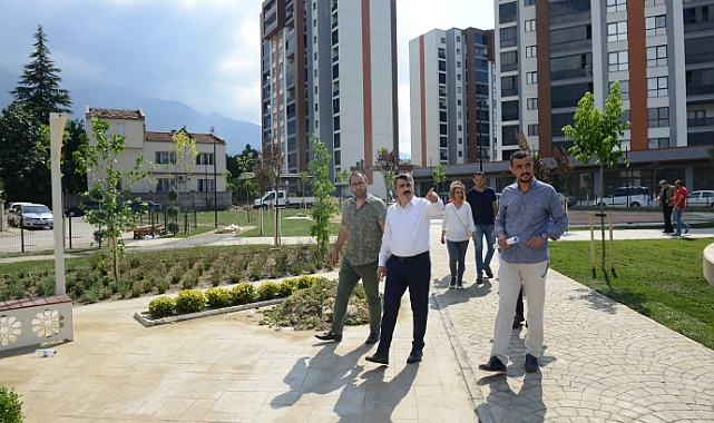 Yıldırım parklarla donatılıyor