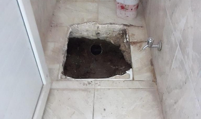Afyonkarahisar'da bir garip hırsızlık, tuvalet taşını çaldılar